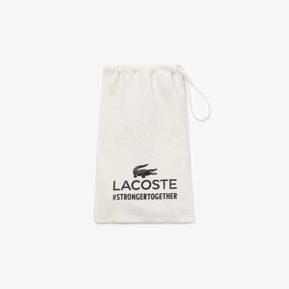 Lacoste L.12.12 Bomull Pique' Face Protection Mask Rød | 6729-DVEJS