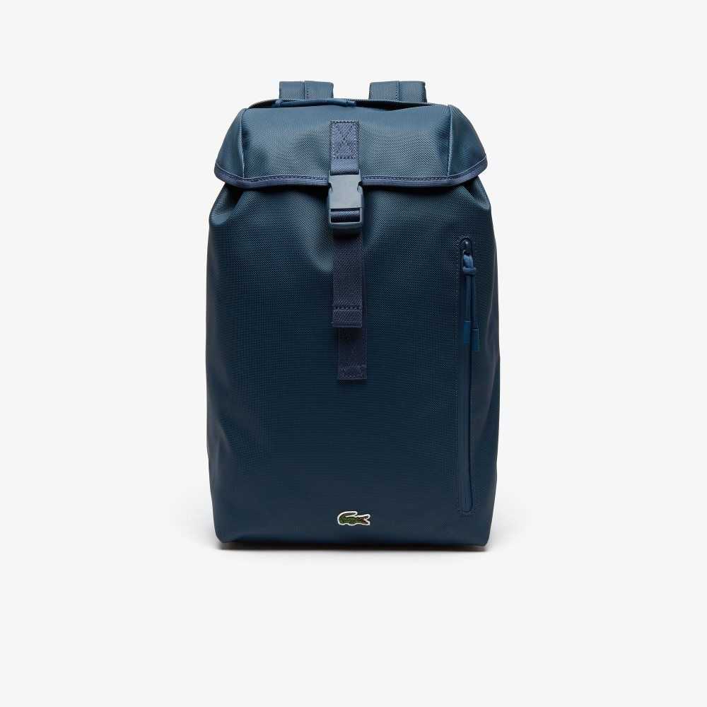 Lacoste L.12.12 Concept Flap Coated Canvas Backpack Multicolor | 3420-NZKAC