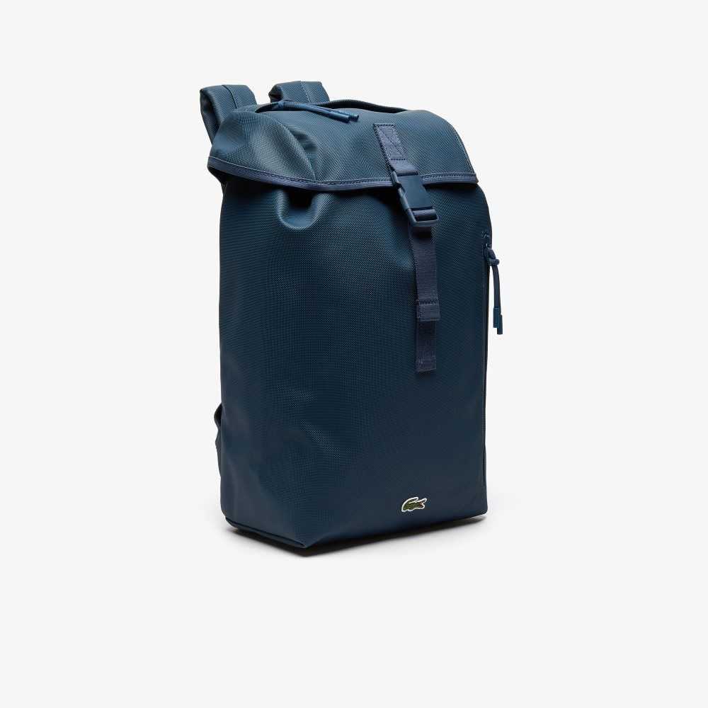 Lacoste L.12.12 Concept Flap Coated Canvas Backpack Multicolor | 3420-NZKAC