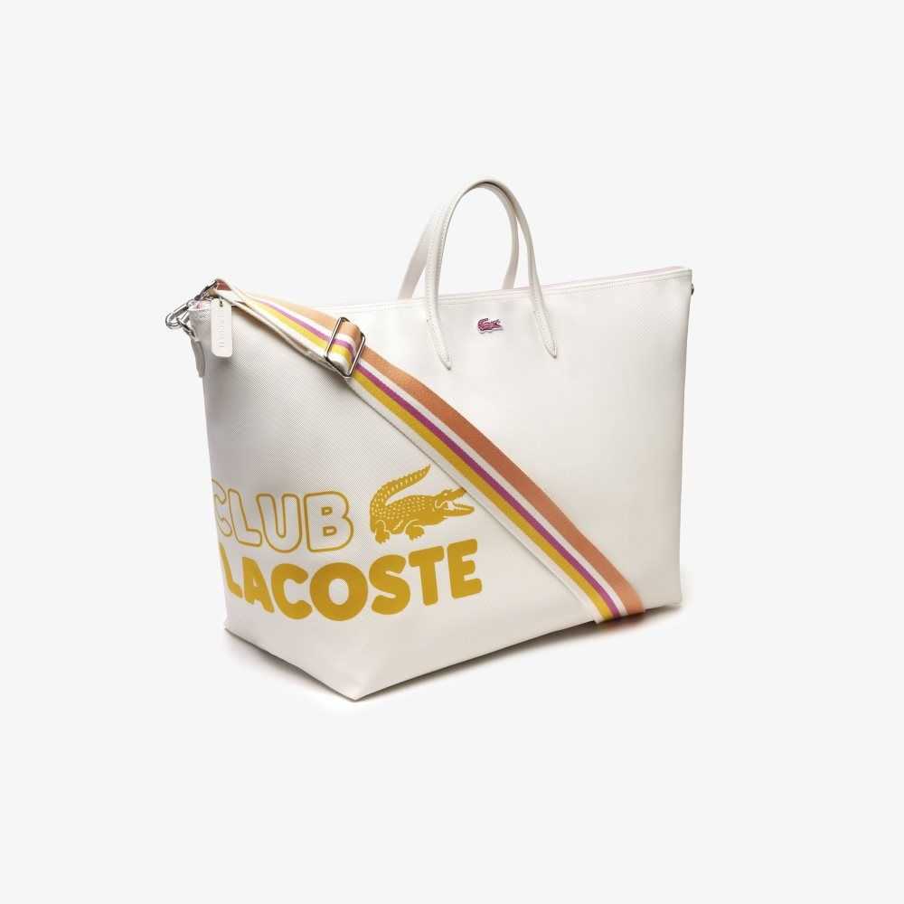 Lacoste L.12.12 Large Contrast Print Tote Multicolor | 1854-SGIRE