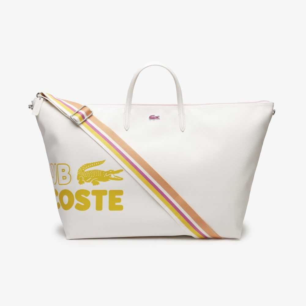 Lacoste L.12.12 Large Contrast Print Tote Multicolor | 1854-SGIRE