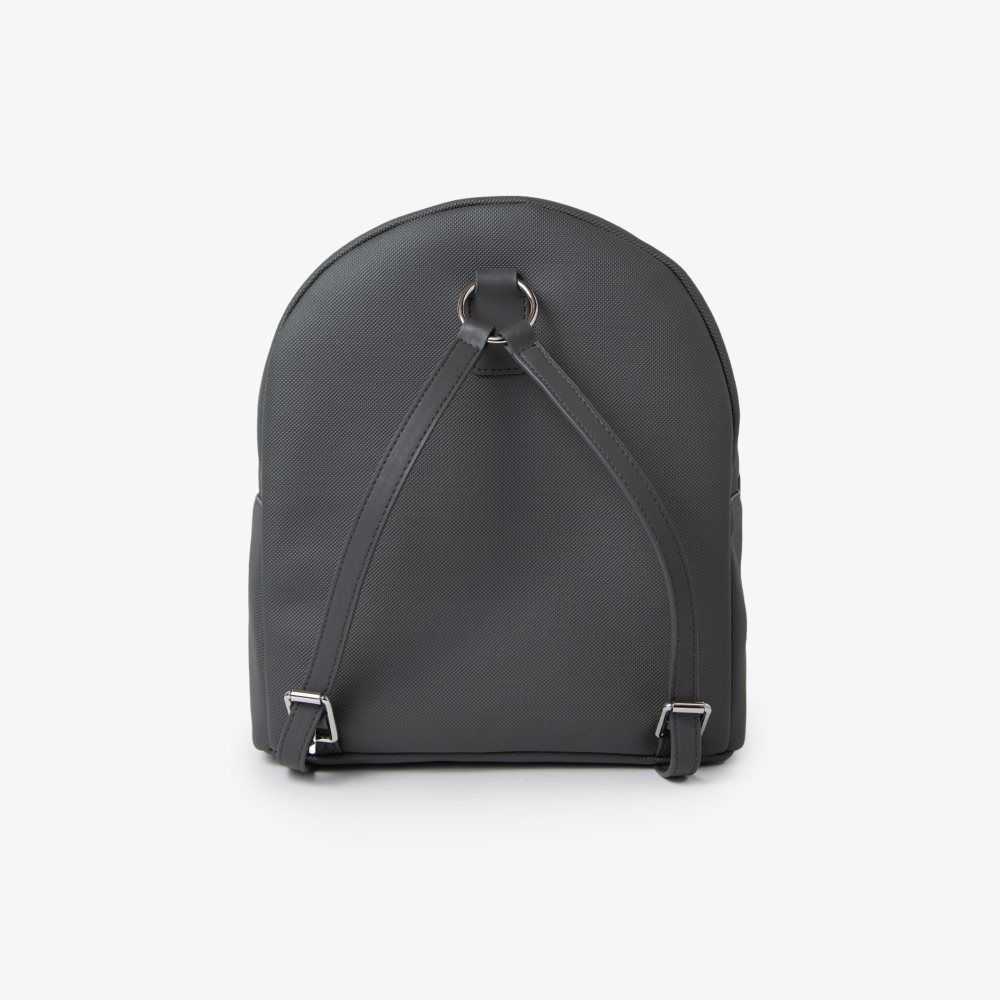 Lacoste Large Front Pocket Backpack Mørke Grå | 2356-GLHUJ