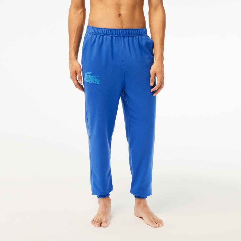 Lacoste Lette Lounge Pants Blå | 7315-KQONB