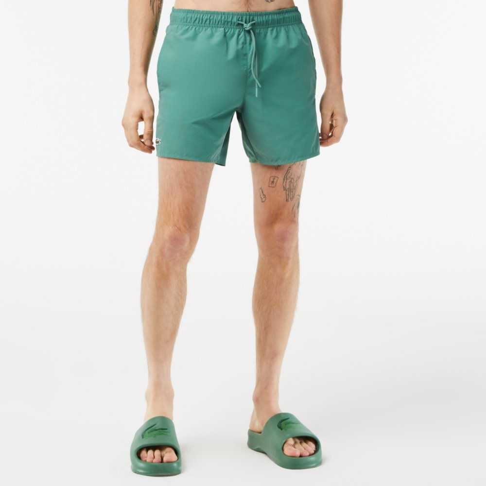 Lacoste Light Quick-Dry Swim Khaki Grønn Grønn | 7940-AWKRX