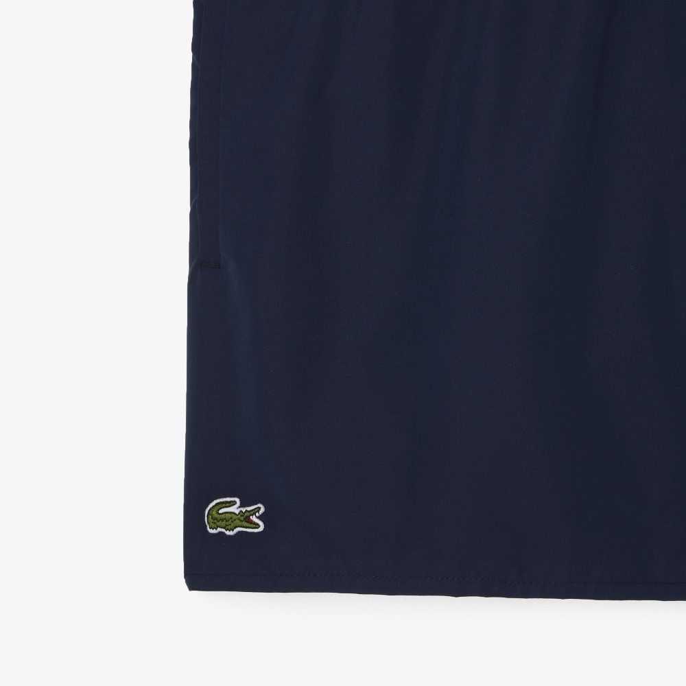 Lacoste Light Quick-Dry Swim Marineblå Blå Grønn | 4630-NQMFC