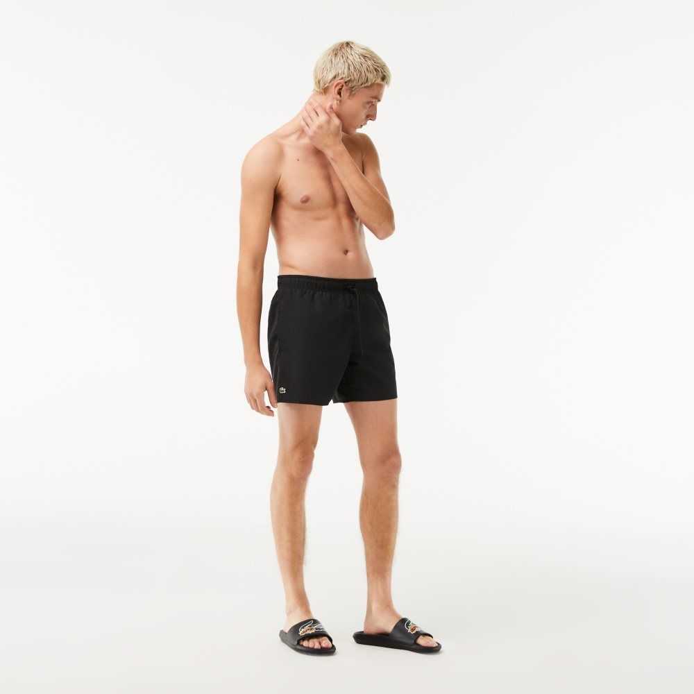 Lacoste Light Quick-Dry Swim Svarte Grønn | 4683-SWRTN