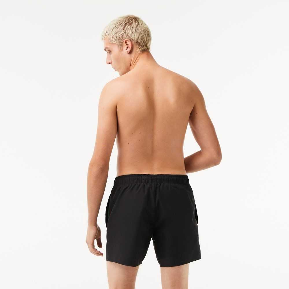 Lacoste Light Quick-Dry Swim Svarte Grønn | 4683-SWRTN