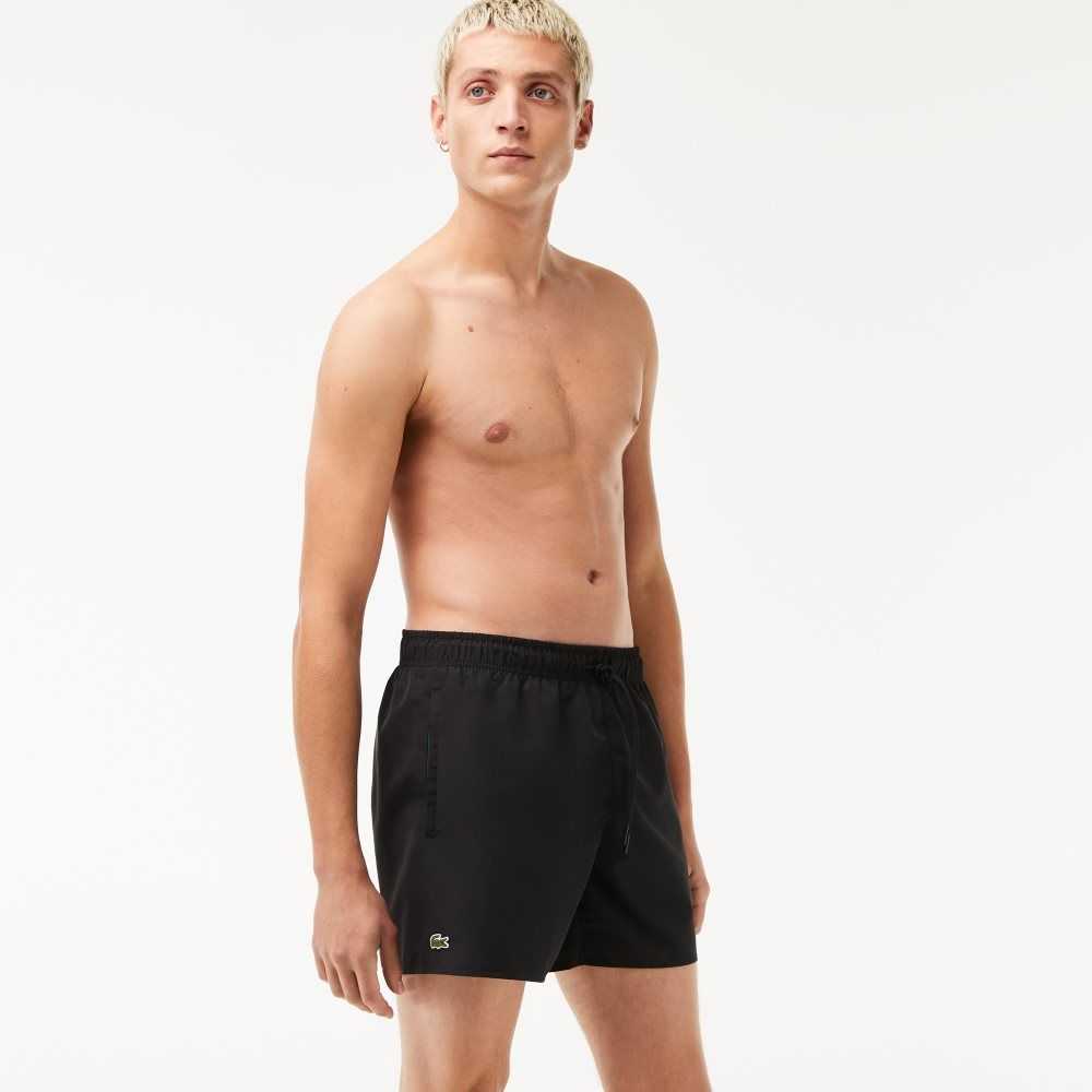 Lacoste Light Quick-Dry Swim Svarte Grønn | 4683-SWRTN