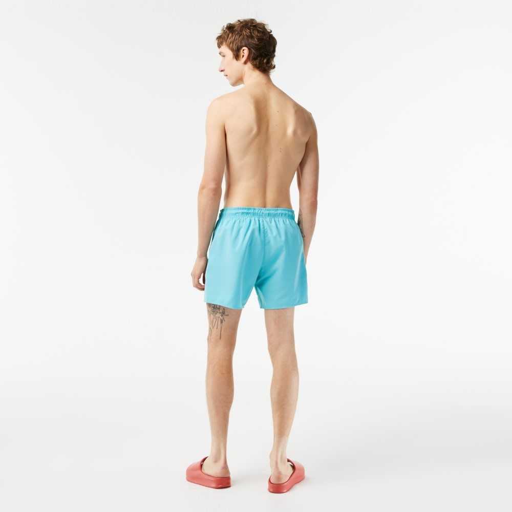 Lacoste Light Quick-Dry Swim Turkis Grønn | 6059-MSXTQ