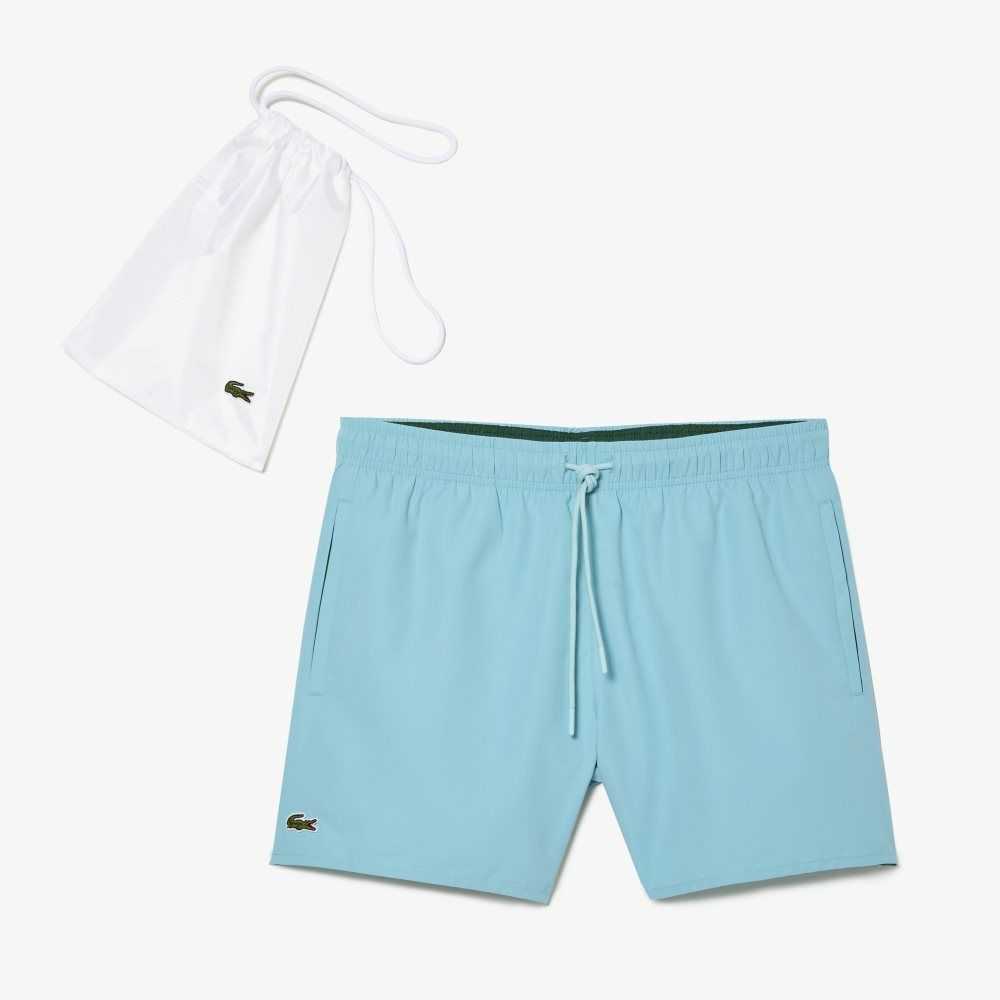 Lacoste Light Quick-Dry Swim Turkis Grønn | 6059-MSXTQ