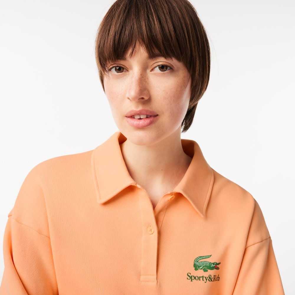 Lacoste Long Sleeve x Sports & Rich Lyse Oransje | 2195-SGJDI