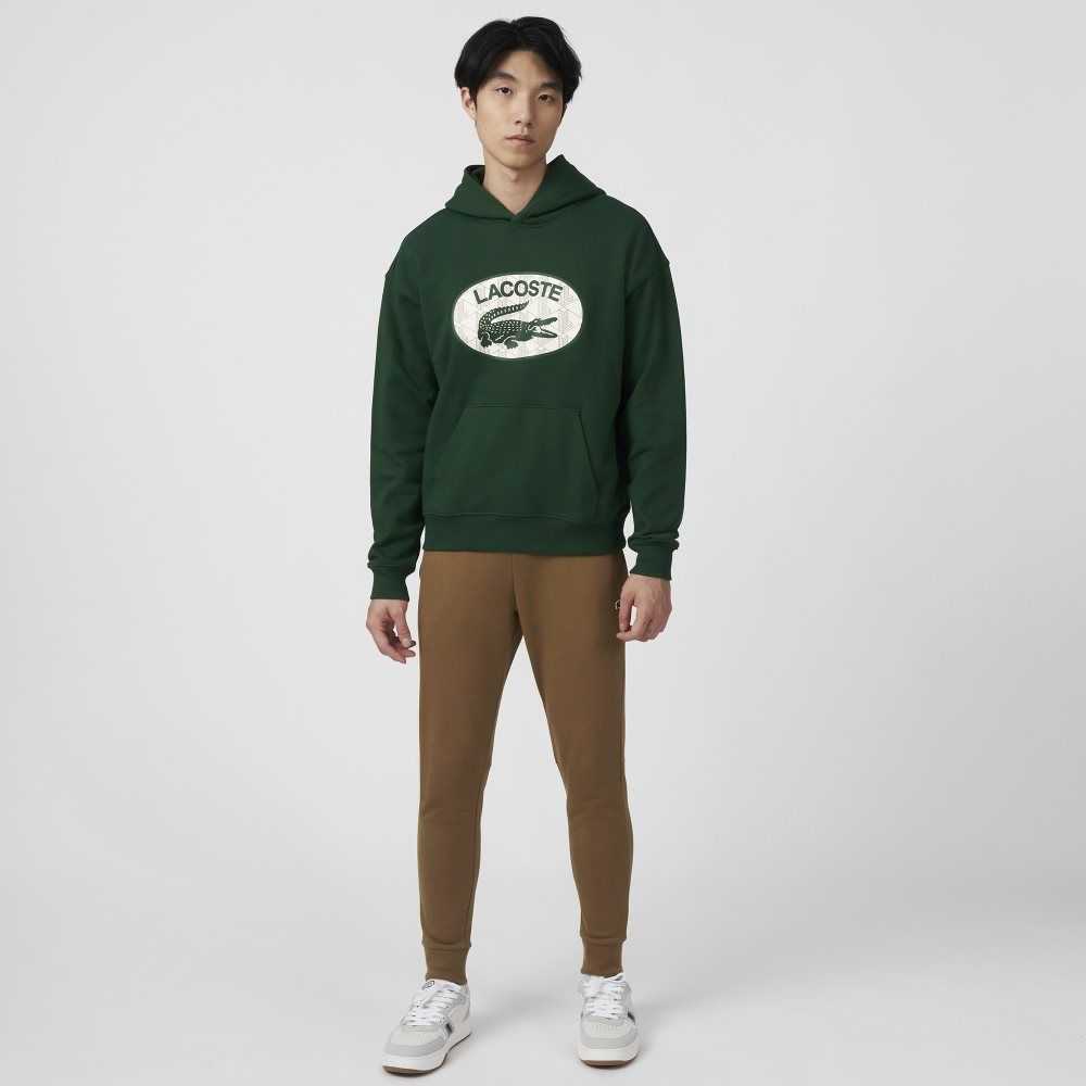 Lacoste Loose Fit Branded Monogram Hette Grønn | 8702-CSWEV