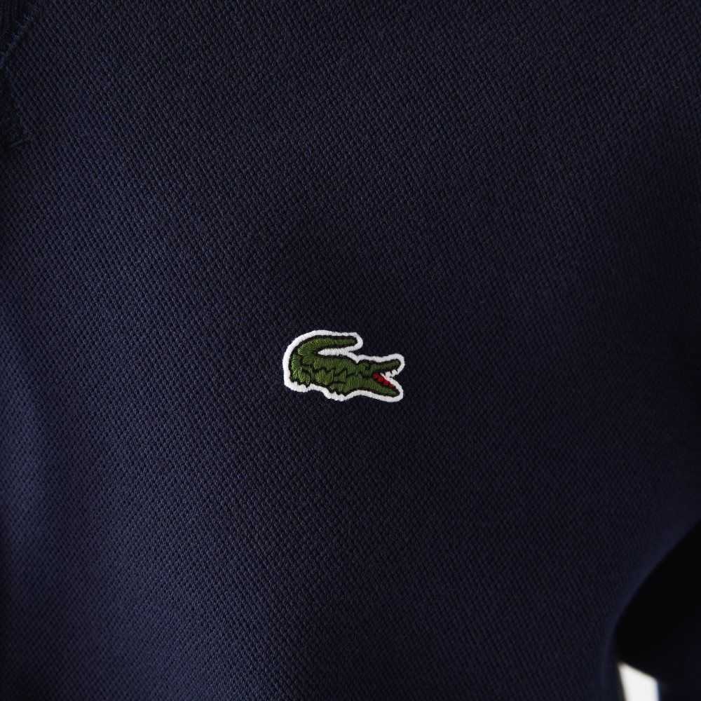 Lacoste Loose Fit Hette Bomull Blend Marineblå Blå | 4160-FPRJW