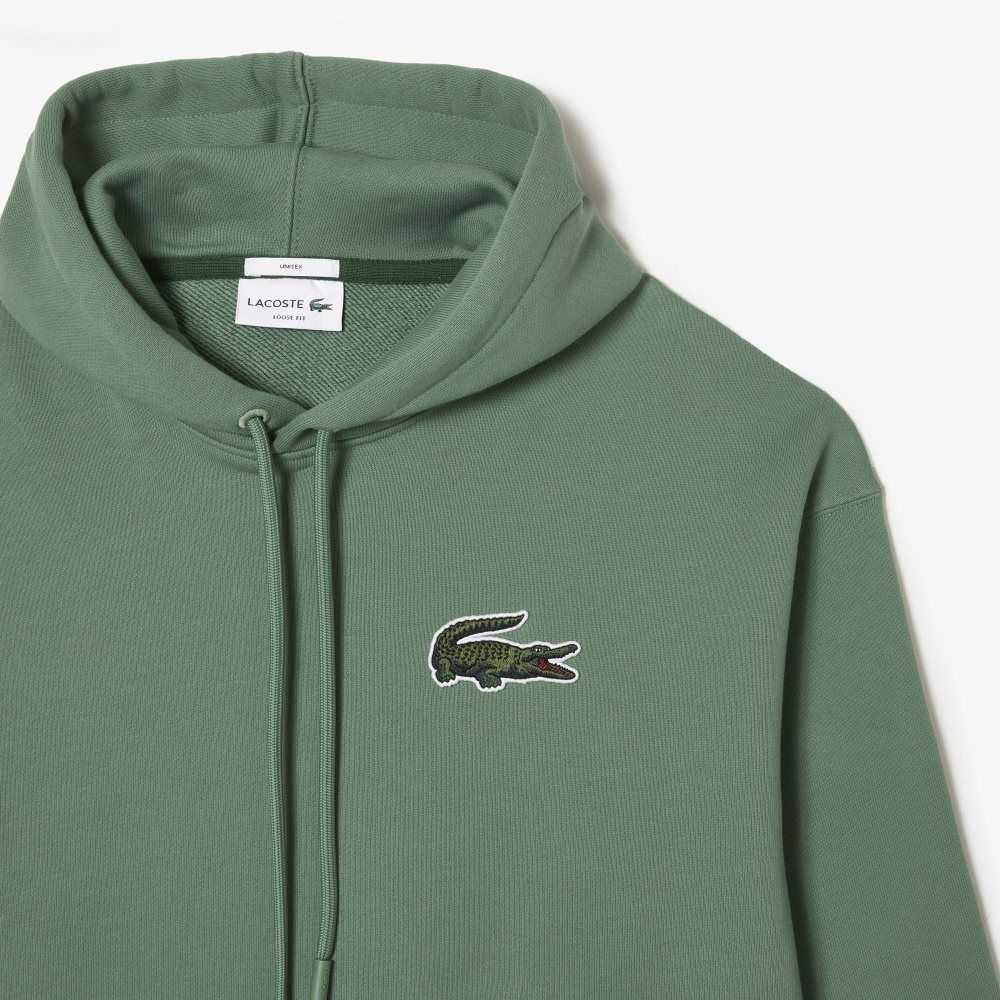 Lacoste Loose Fit Hette Organic Bomull Khaki Grønn | 3950-TJUAM