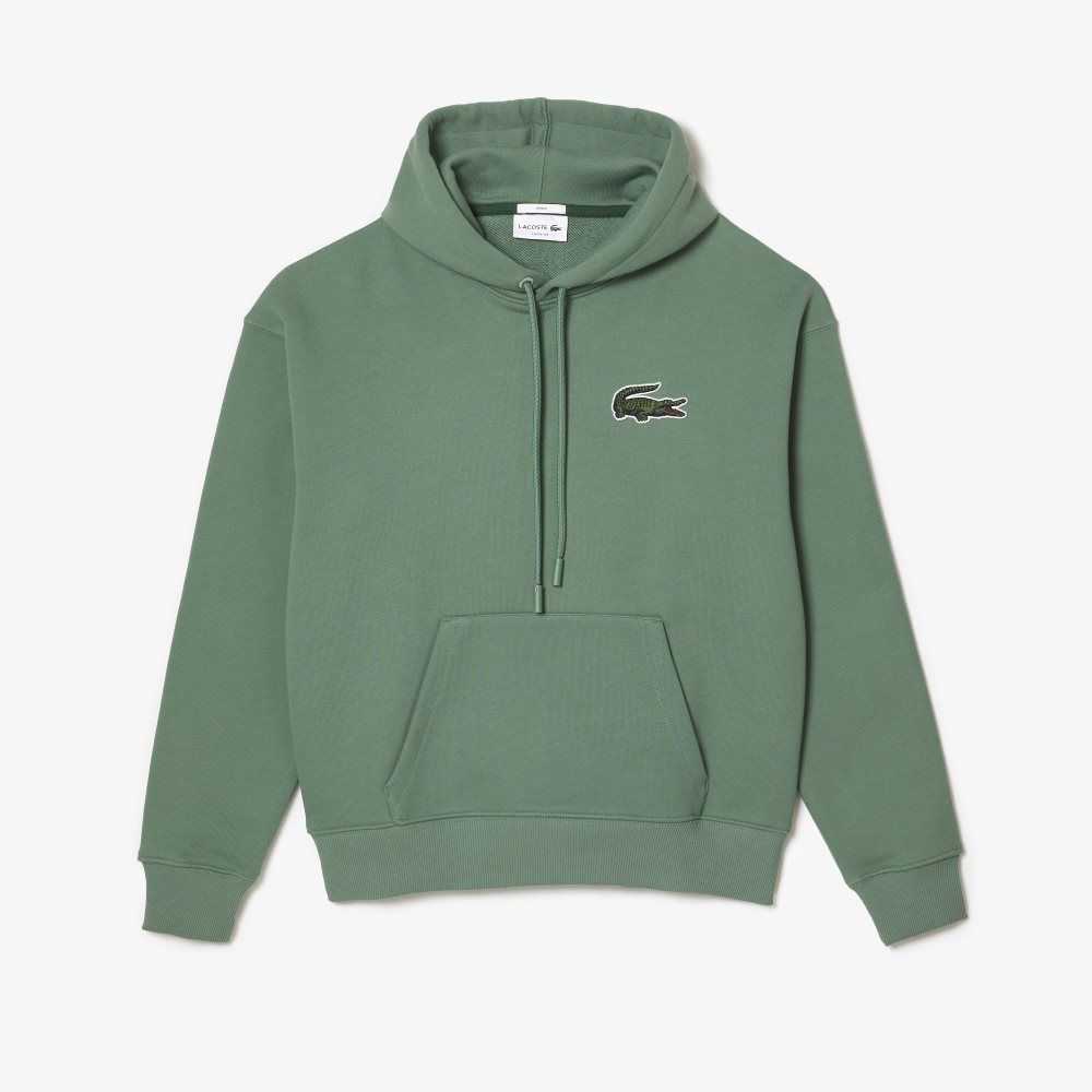 Lacoste Loose Fit Hette Organic Bomull Khaki Grønn | 3950-TJUAM