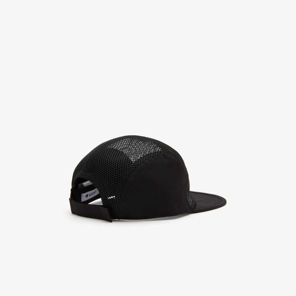 Lacoste Mesh Panel Soft Visor Svarte | 3247-OQNRU