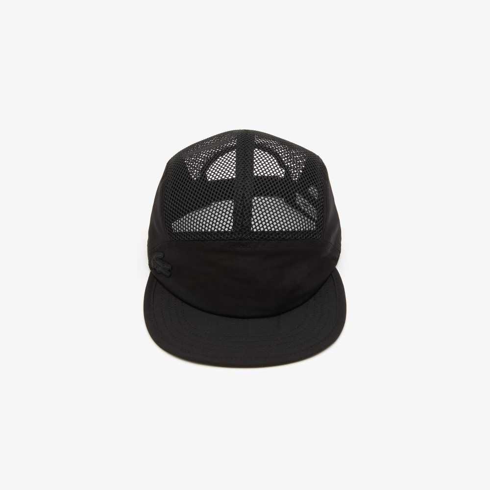 Lacoste Mesh Panel Soft Visor Svarte | 3247-OQNRU