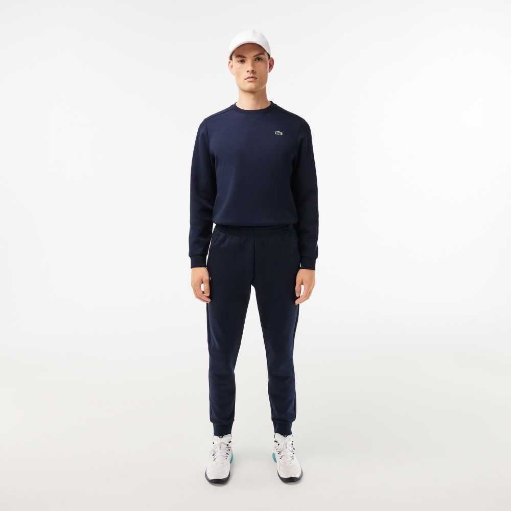 Lacoste Mesh Panels Trackpants Marineblå Blå | 4217-BGUJZ