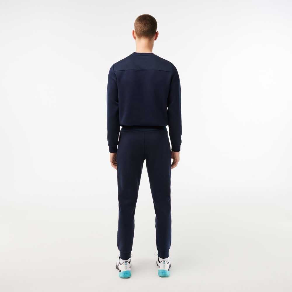 Lacoste Mesh Panels Trackpants Marineblå Blå | 4217-BGUJZ