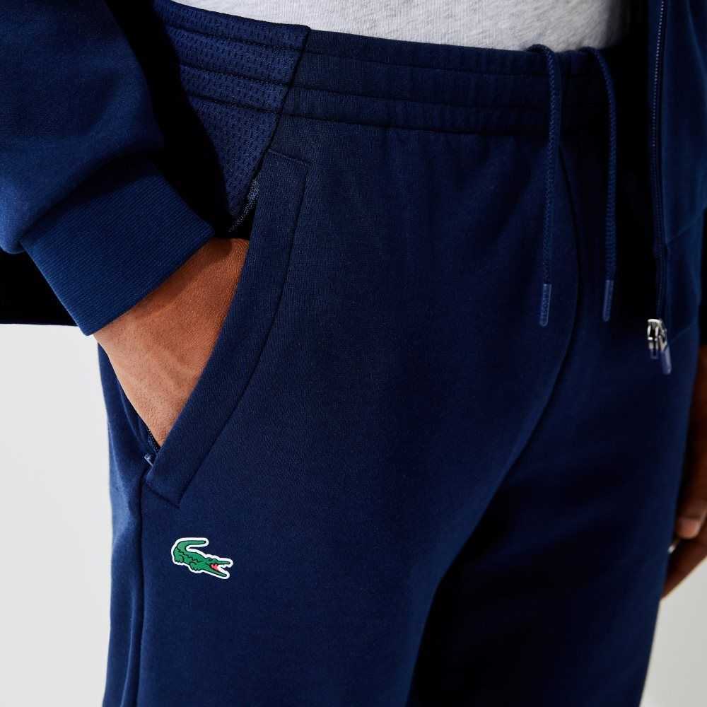 Lacoste Mesh Panels Trackpants Marineblå Blå | 4217-BGUJZ