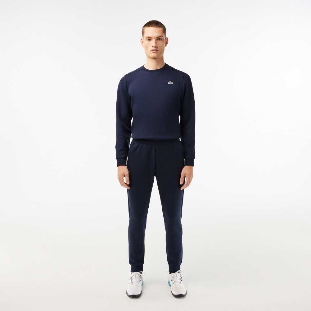 Lacoste Mesh Panels Trackpants Marineblå Blå | 4217-BGUJZ