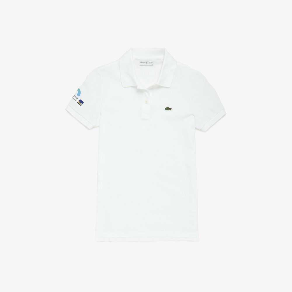 Lacoste Miami Open Slim Fit Hvite | 1309-DUVQH