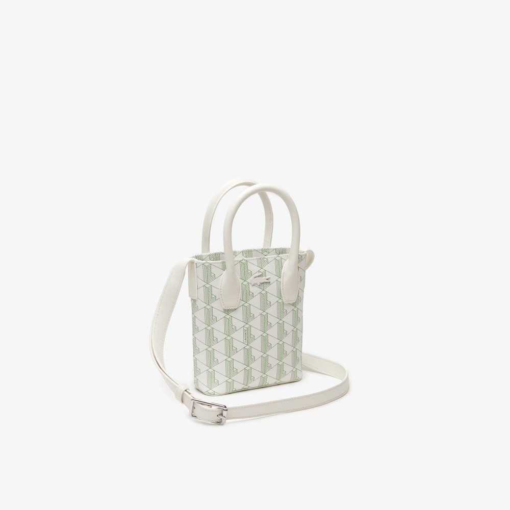 Lacoste Monogram Print Mini Satchel Multicolor | 3590-IGZAT