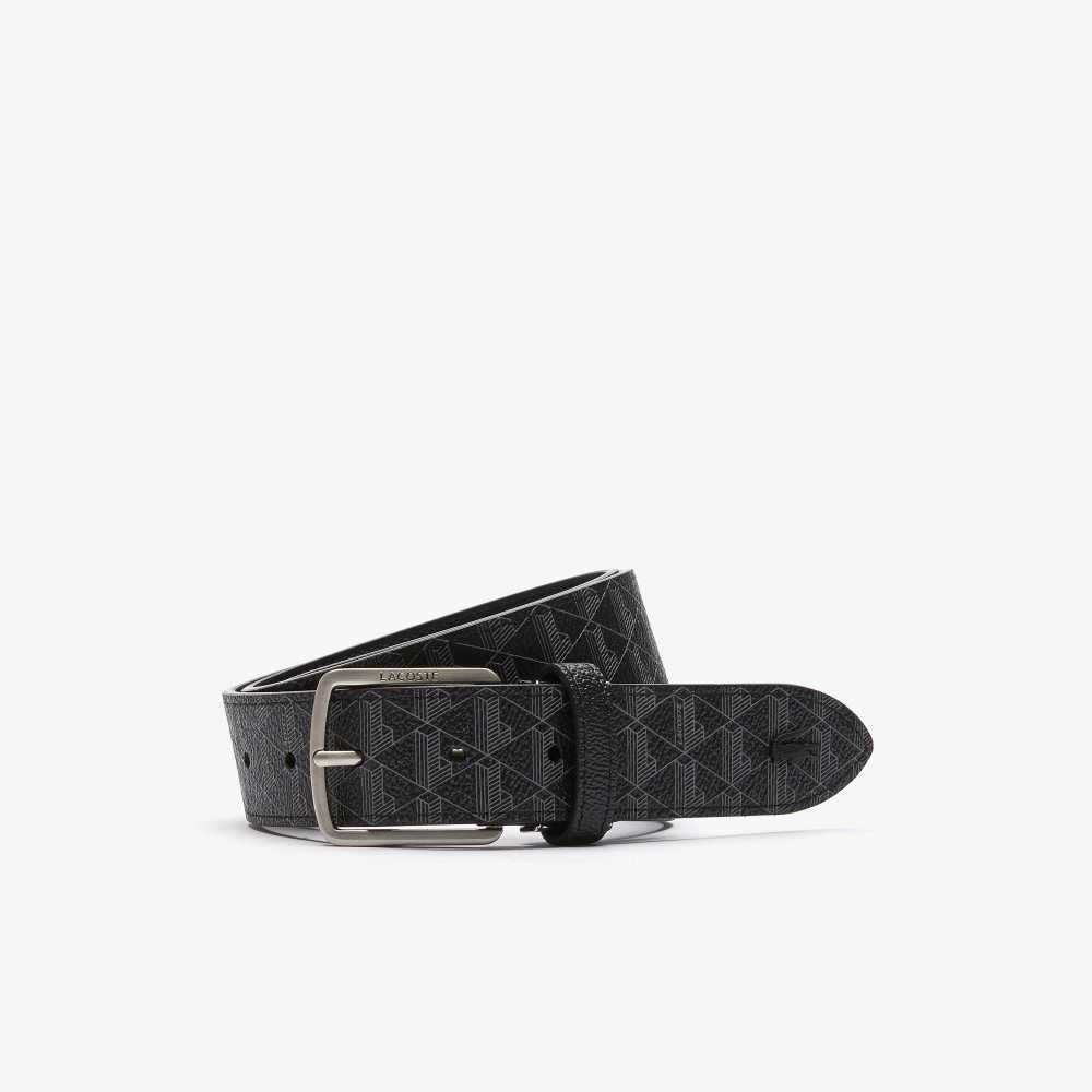 Lacoste Monogram Tongue Spenne Woven Belt Multicolor | 0487-HPYMQ