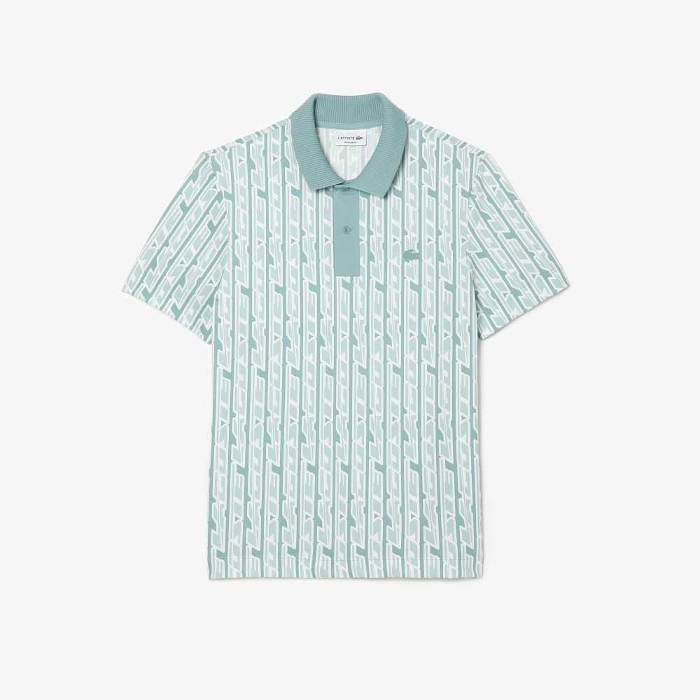 Lacoste Movement Two-Tone Printed Grønn Lyse Grønn | 7854-ZFGVL