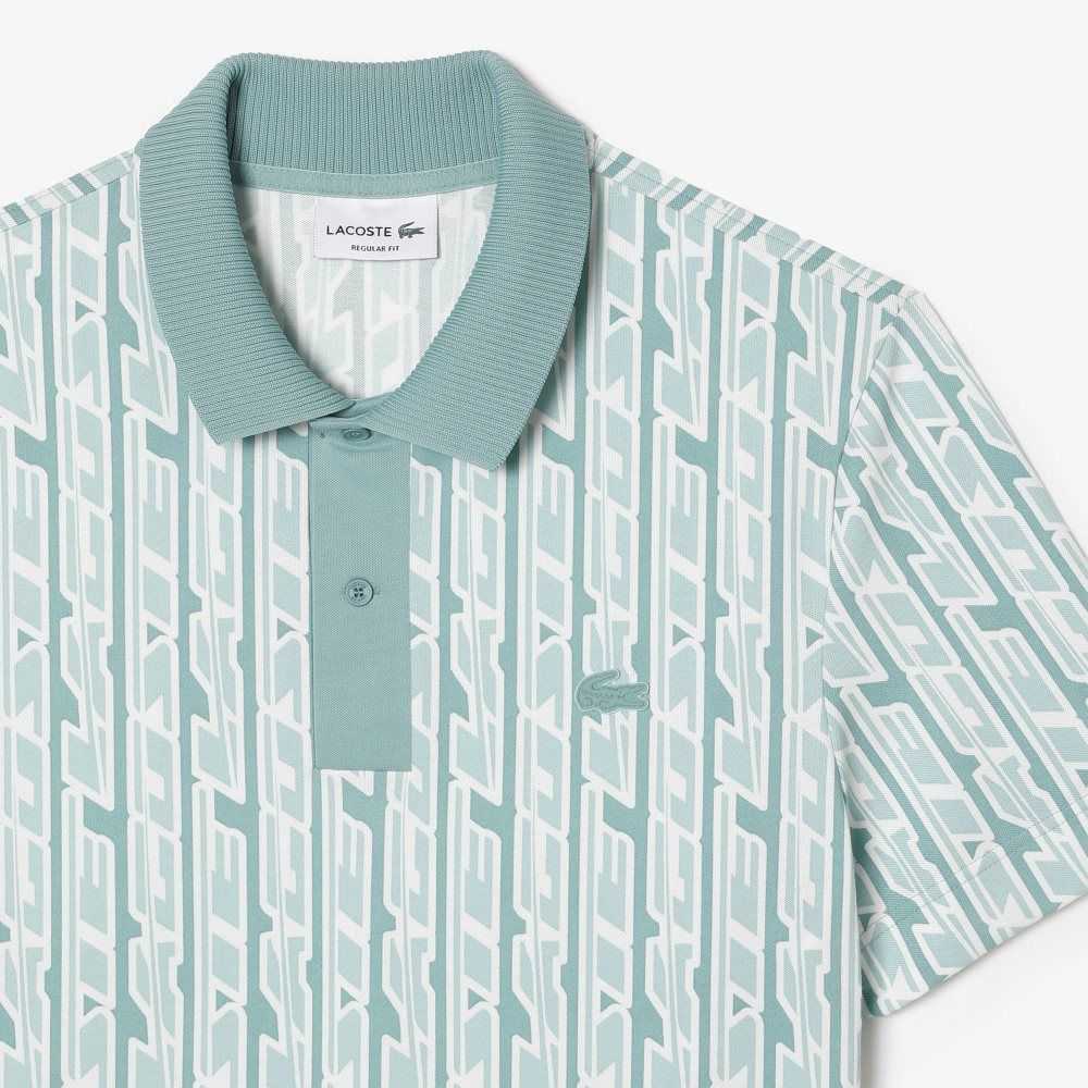 Lacoste Movement Two-Tone Printed Grønn Lyse Grønn | 7854-ZFGVL