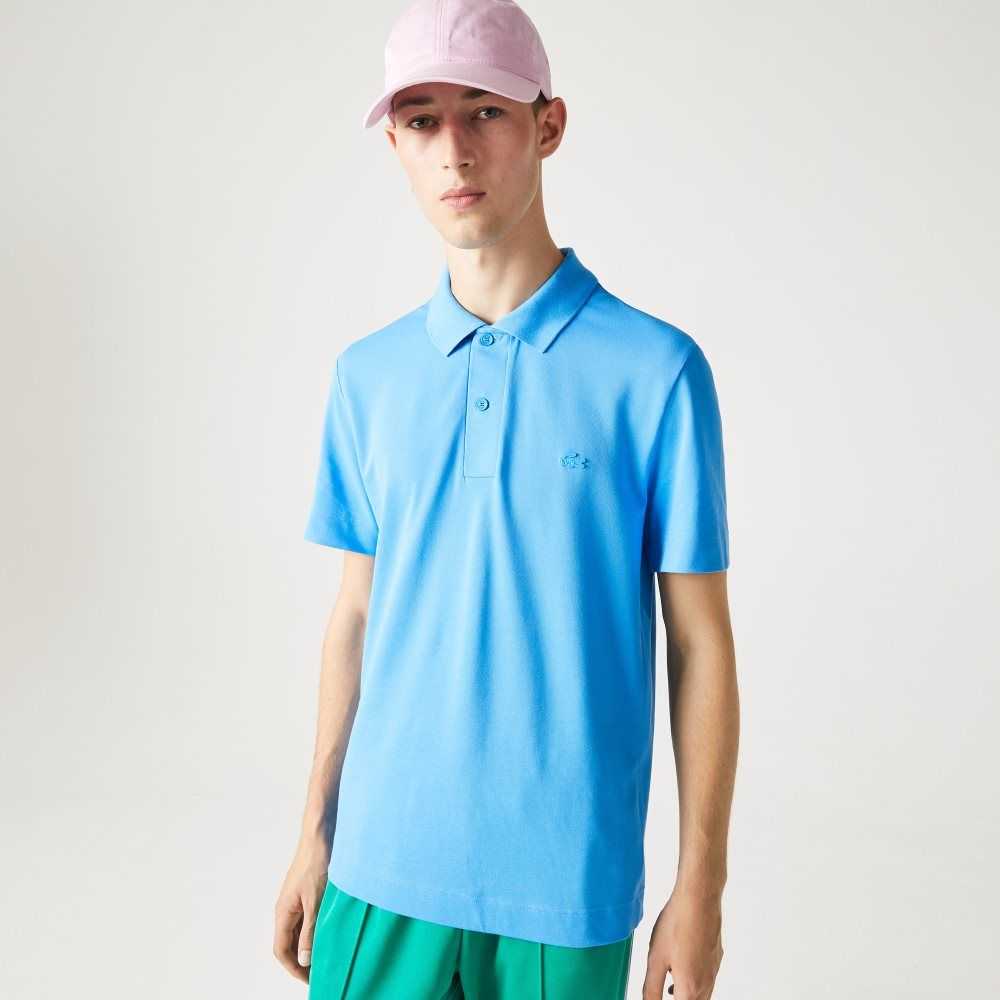 Lacoste Movement Ultra Light Pique Blå | 0379-MFBXU