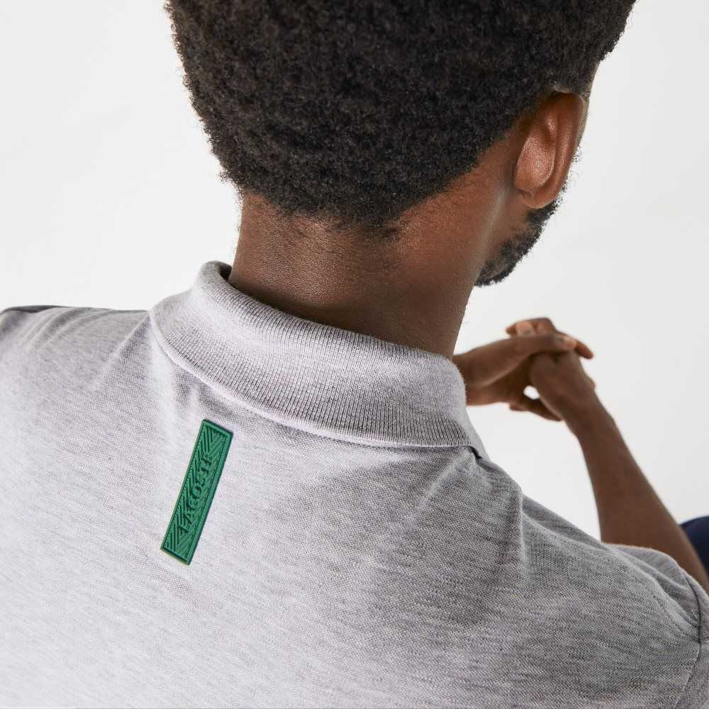 Lacoste Movement Ultra Light Pique Grå | 6134-TMYAK