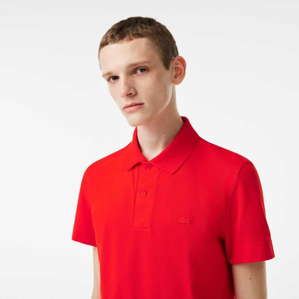 Lacoste Movement Ultra Light Pique Rød | 9150-QBDZG