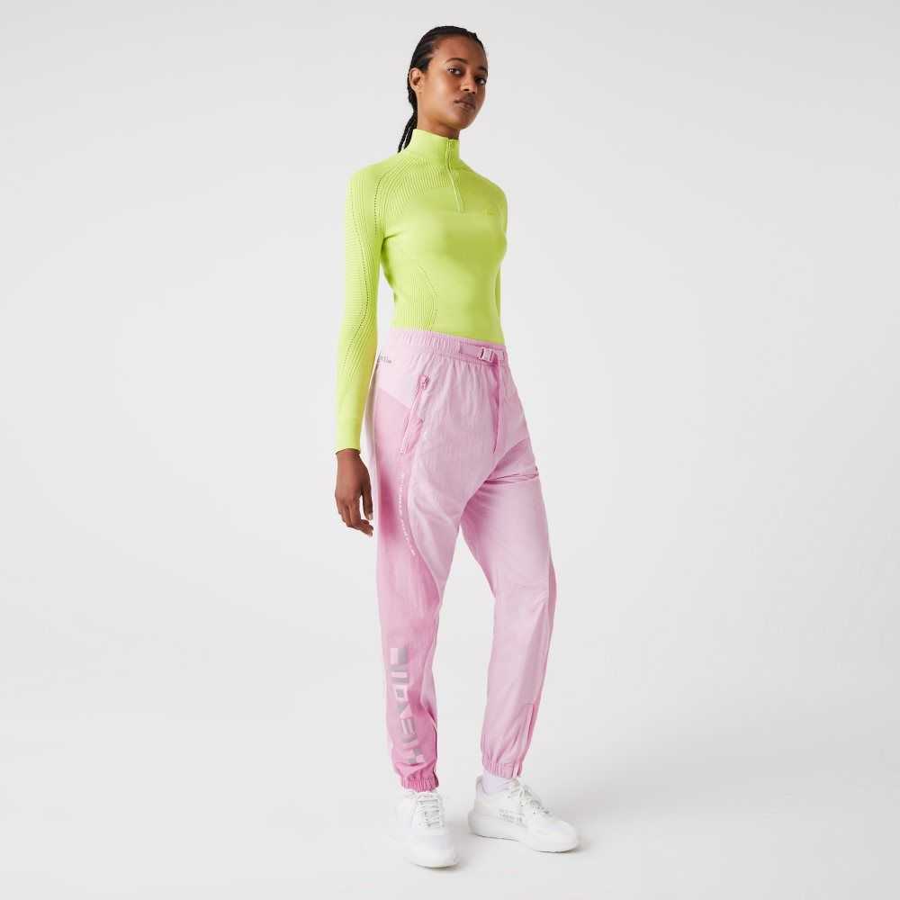 Lacoste Nautical Print Trackpants Rosa | 0274-RJCNO