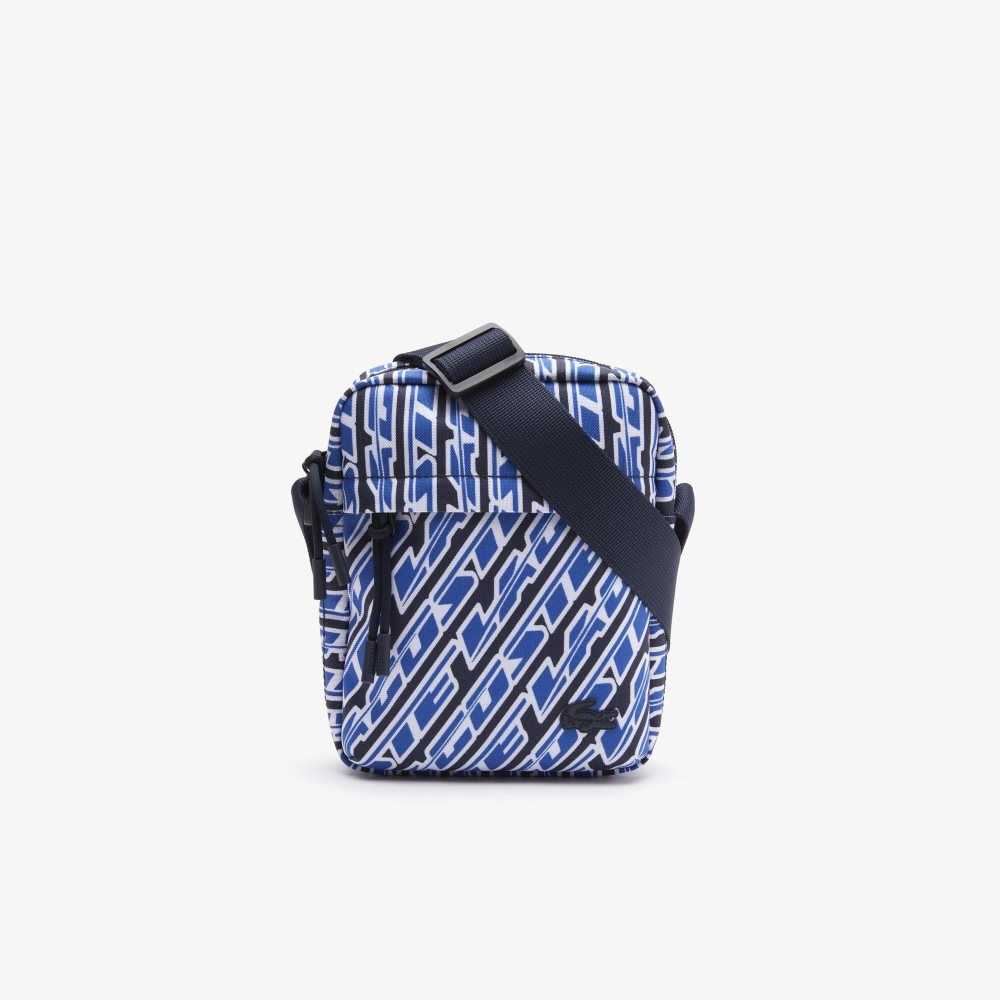 Lacoste Neocroc Logo Print Vertical Messenger Multicolor | 5874-FSWOB