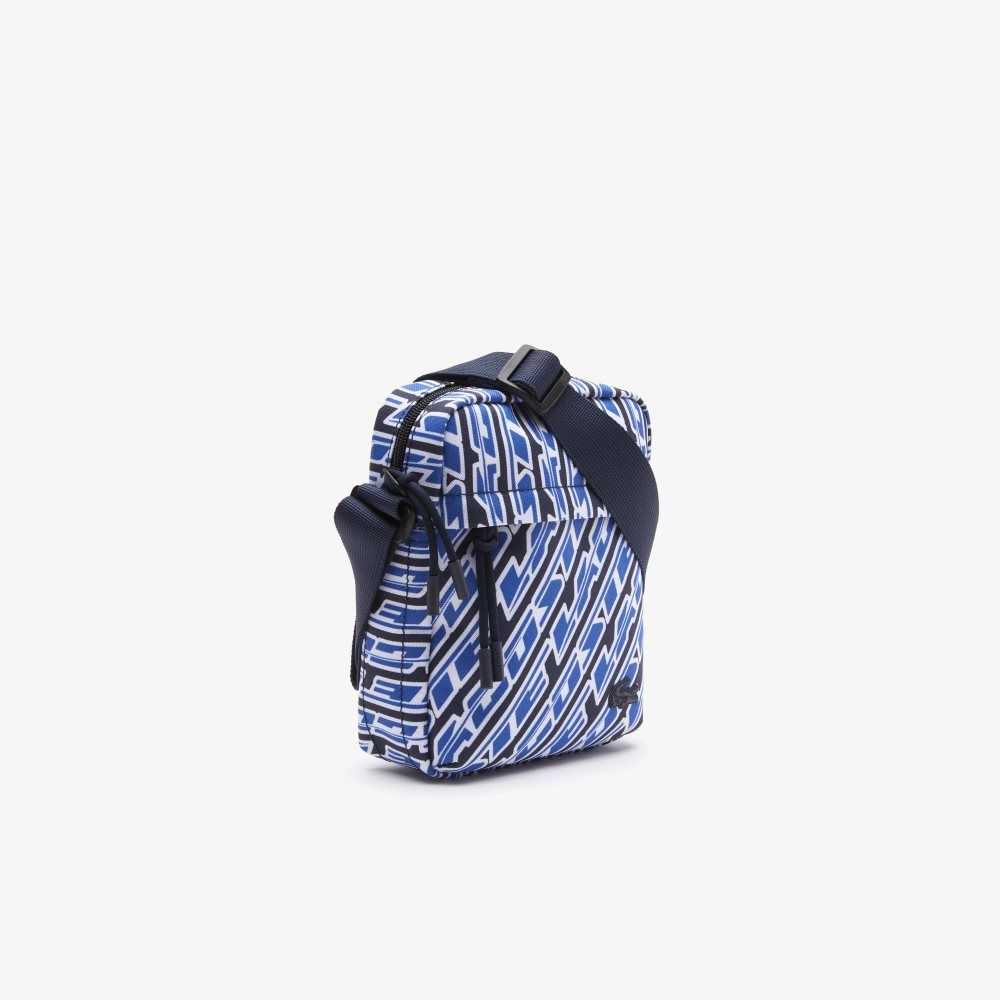 Lacoste Neocroc Logo Print Vertical Messenger Multicolor | 5874-FSWOB