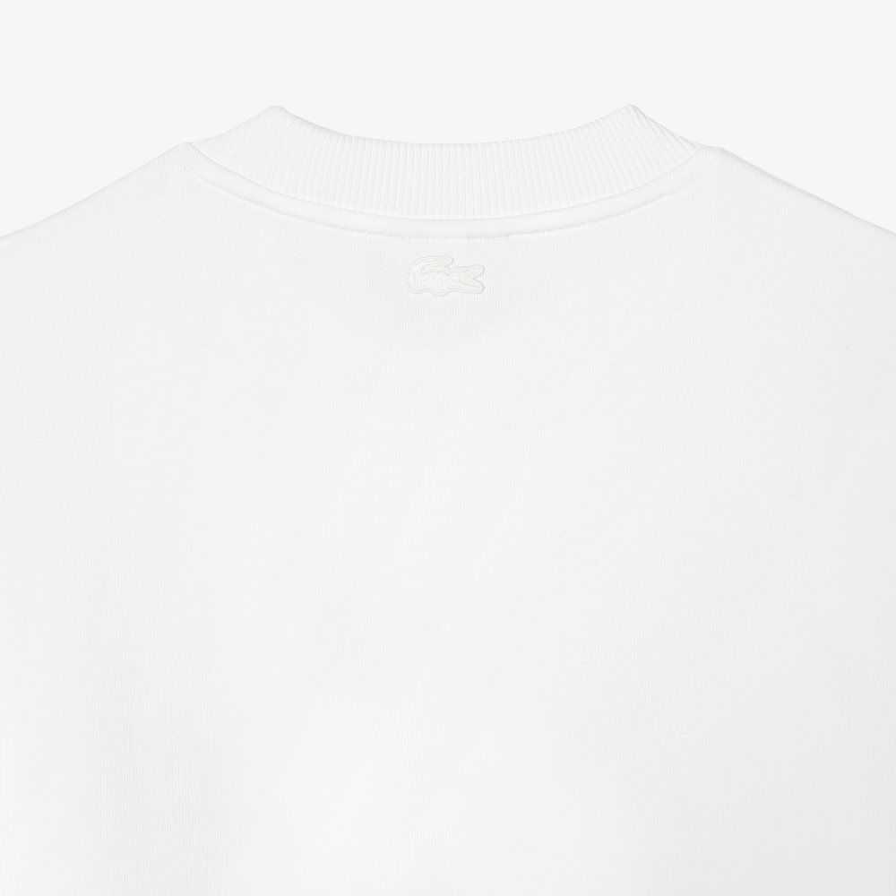 Lacoste Netflix Organic Bomull Fleece Print Hvite | 3815-AVJGE