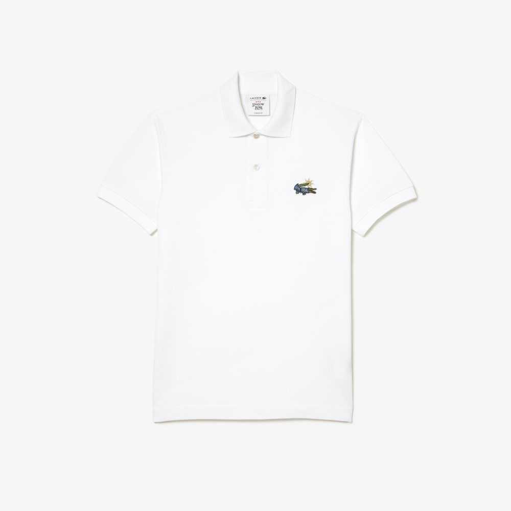 Lacoste Netflix Organic Bomull Grå Beige | 4956-EIXAK