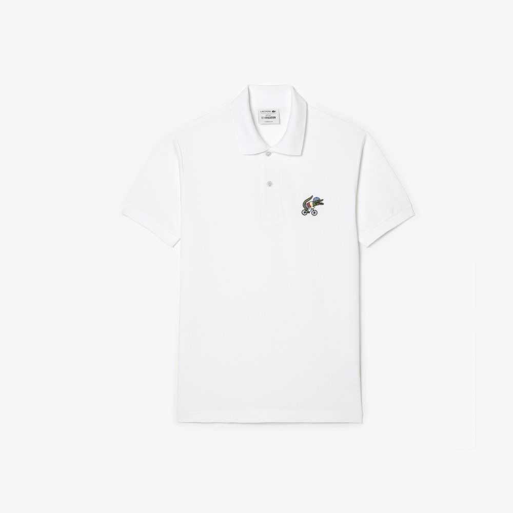 Lacoste Netflix Organic Bomull Multicolor | 3687-XBFEG