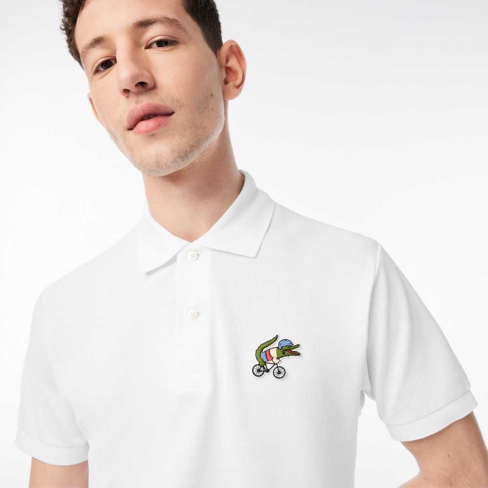 Lacoste Netflix Organic Bomull Multicolor | 3687-XBFEG