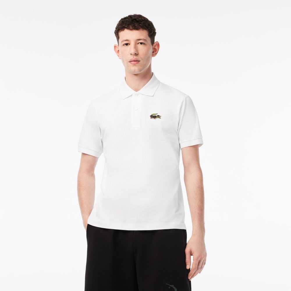 Lacoste Netflix Organic Bomull Multicolor | 6340-HWMOU