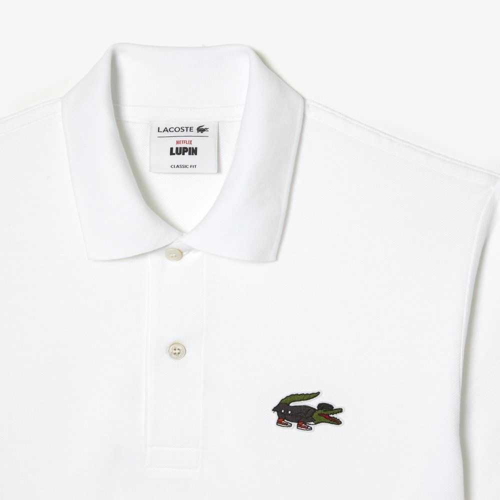 Lacoste Netflix Organic Bomull Multicolor | 6340-HWMOU