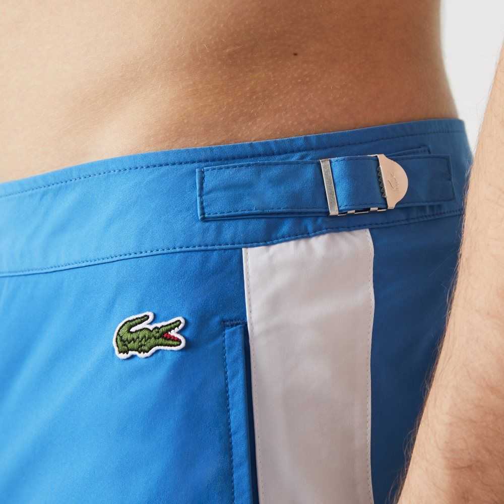 Lacoste New Classic Buttoned Belt Light Blå Hvite | 0917-POSVD