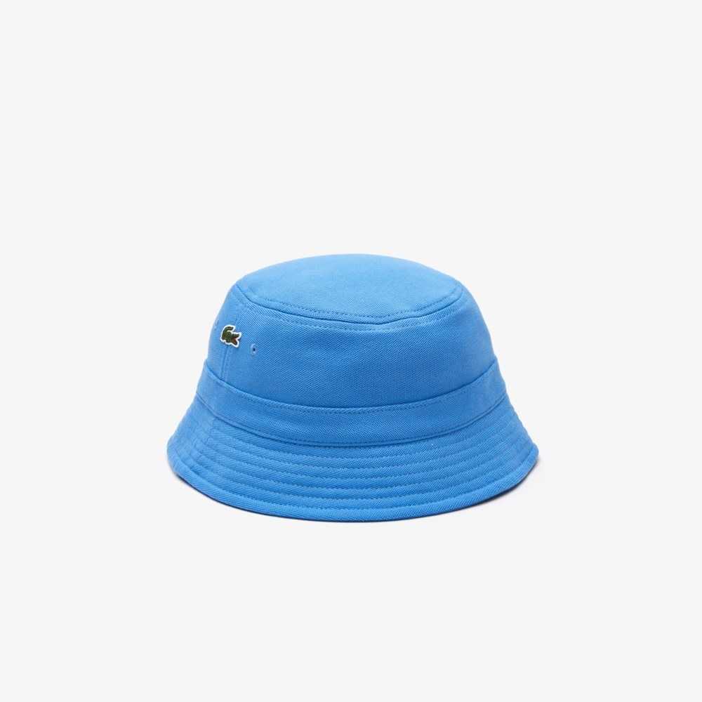 Lacoste Organic Bomull Bucket Blå | 2609-GKVIZ