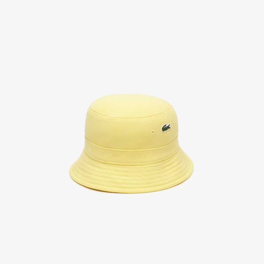 Lacoste Organic Bomull Bucket Gul | 0695-SEDMX