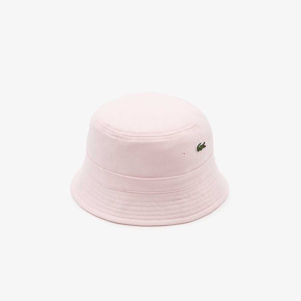 Lacoste Organic Bomull Bucket Lyse Rosa | 9561-BHRZG