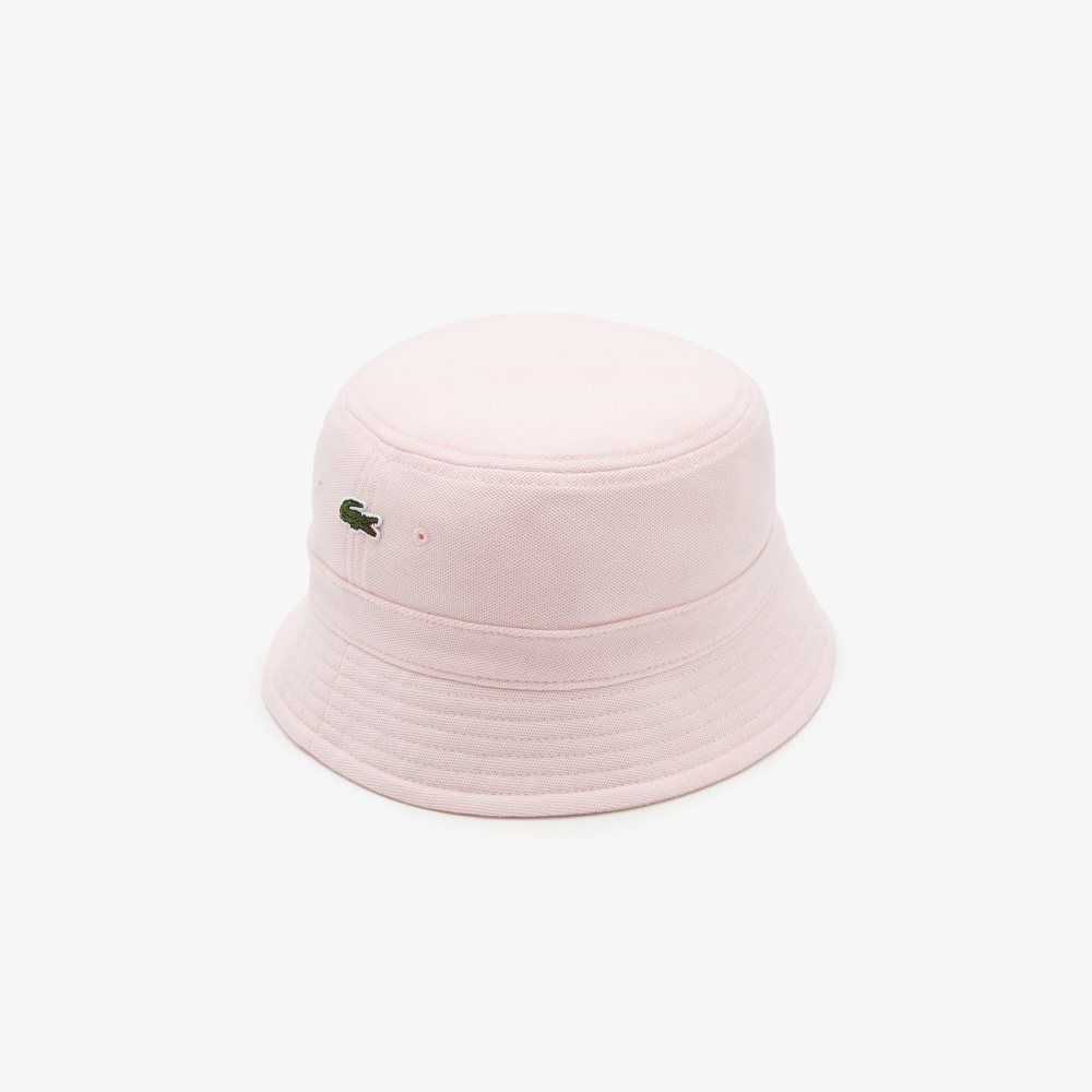 Lacoste Organic Bomull Bucket Lyse Rosa | 9561-BHRZG