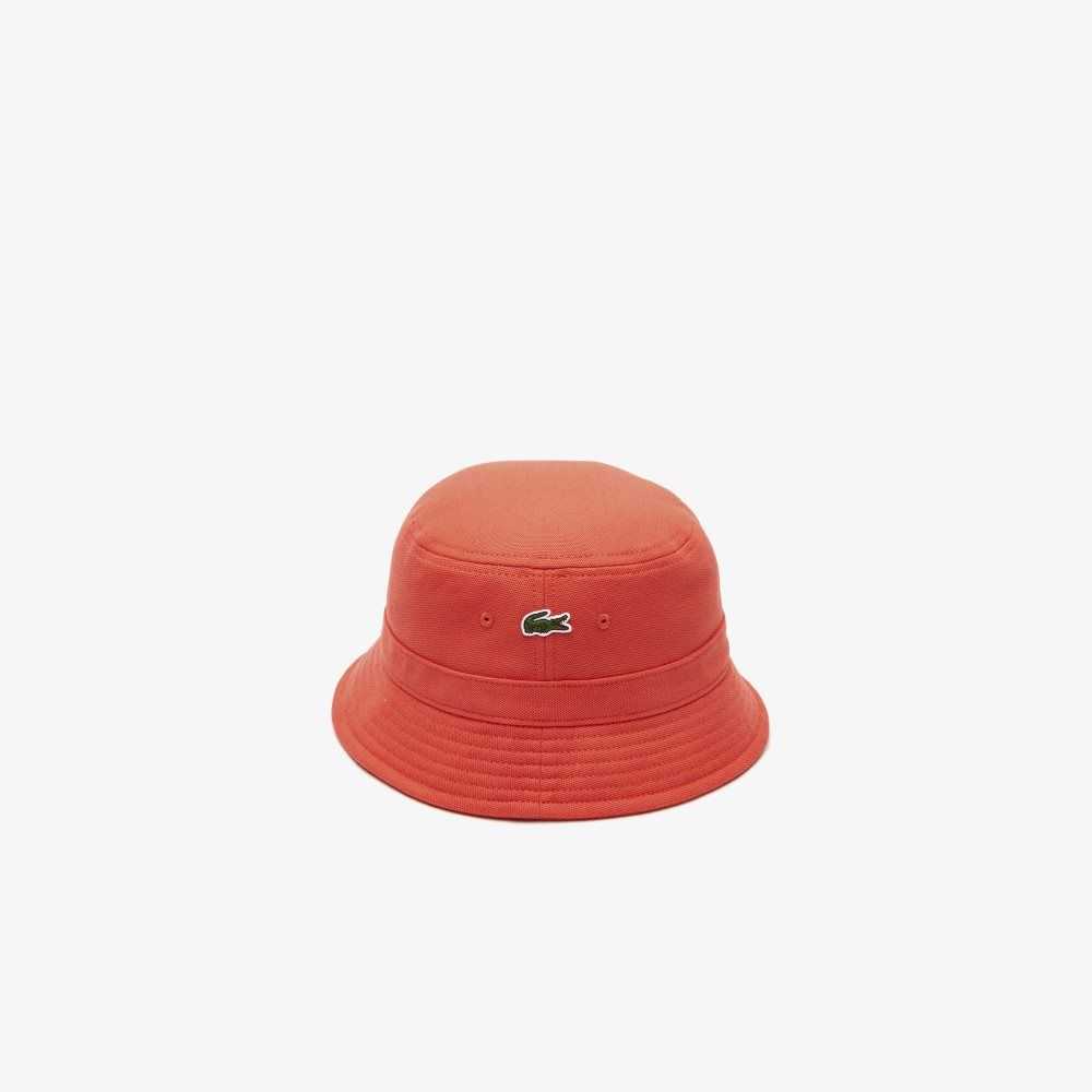 Lacoste Organic Bomull Bucket Oransje | 3402-SMKUY