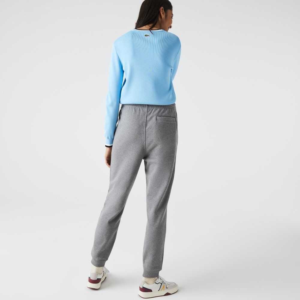 Lacoste Organic Bomull Fleece Jogging Grå | 4789-IJPNQ