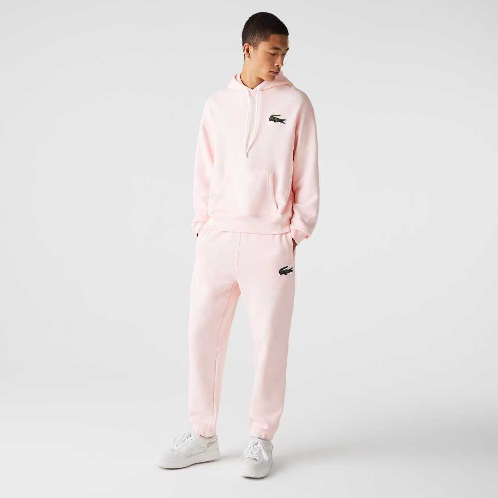 Lacoste Organic Bomull Fleece Lyse Rosa | 6430-HGVOJ